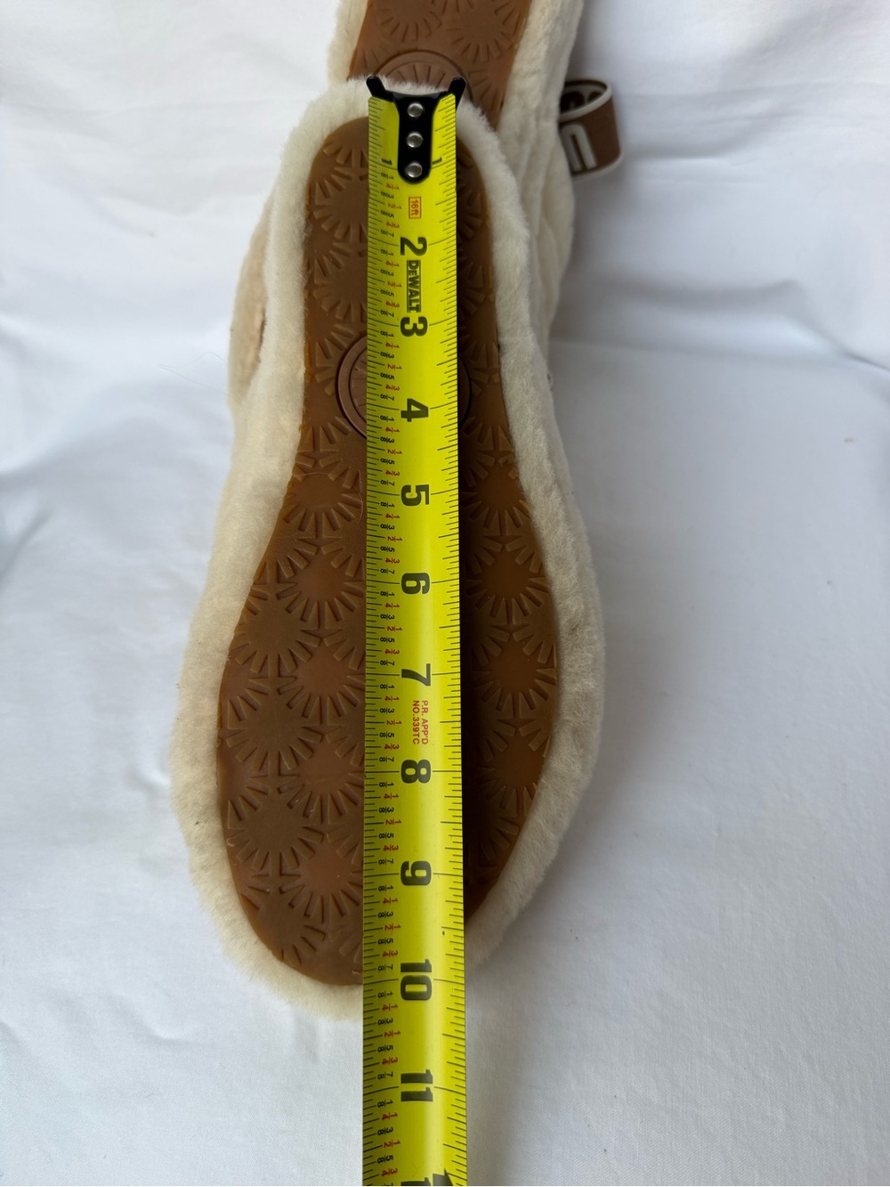 UGG Fluff Yeah Plush Shearling Slide Slippers in Cream - Picture 5 of 5